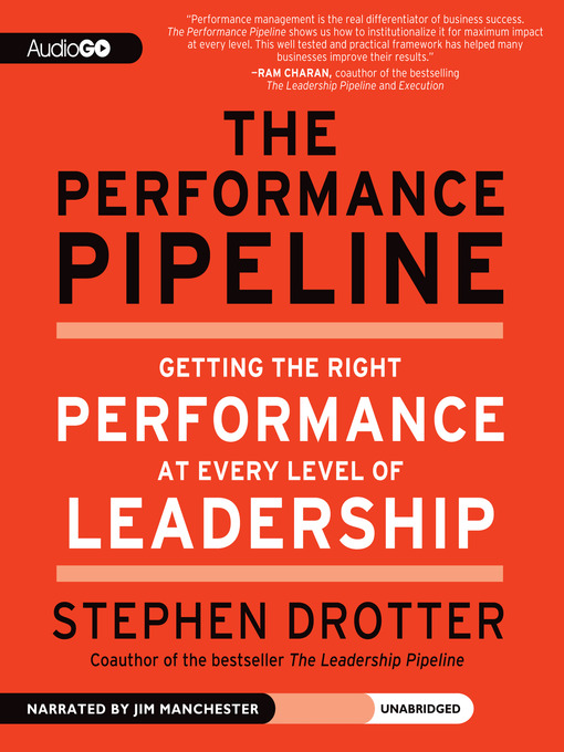 Title details for The Performance Pipeline by Stephen Drotter - Available